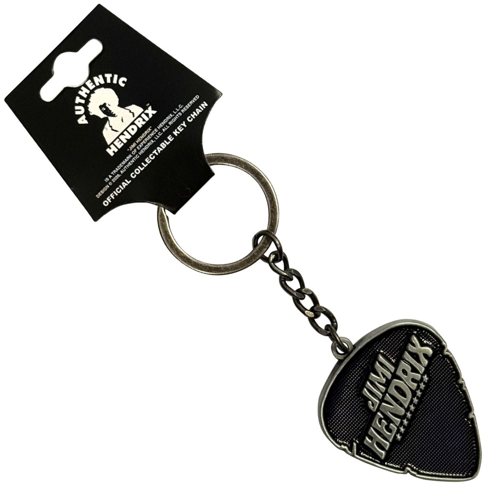 Jimi Hendrix - Plectrum Keychain - Black